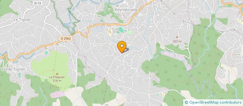 localisation de l'entreprise SOC ISERE ESPACE VERT ET BATIMENT à PEYMEINADE