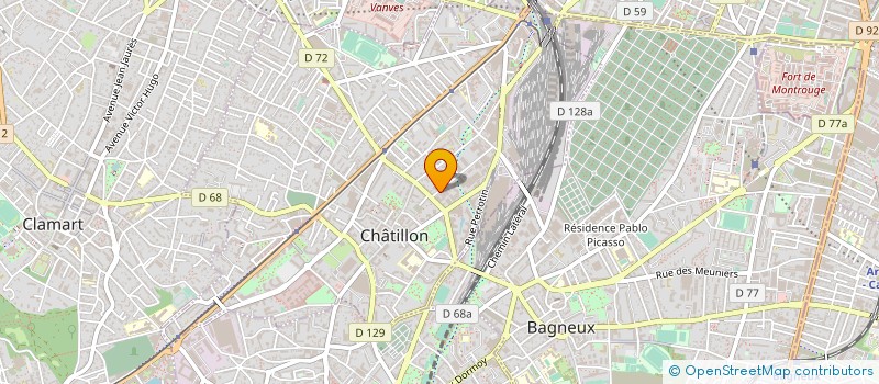 localisation de l'entreprise SOC ISOCHAPE à CHATILLON
