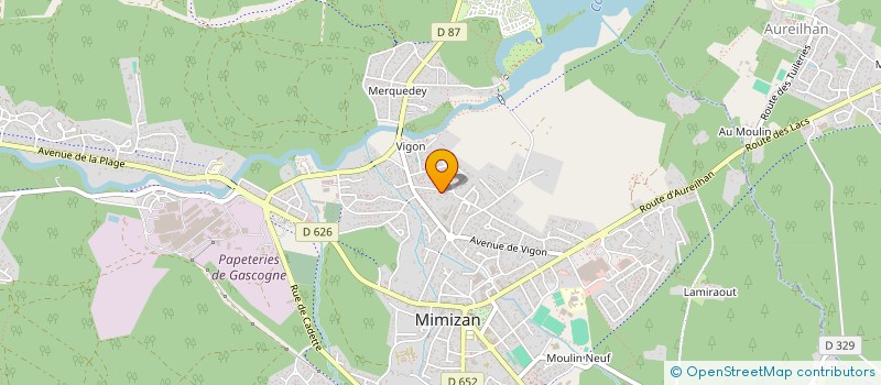 localisation de l'entreprise SOC ISOLATION THERMIQUE INDUSTRIE ET BAT  MIMIZAN