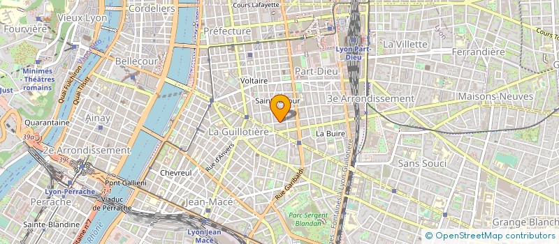 localisation de l'entreprise SOC ITHERMA à LYON
