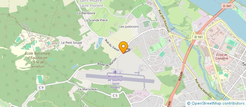 localisation de l'entreprise SOC J A G à SAUMUR