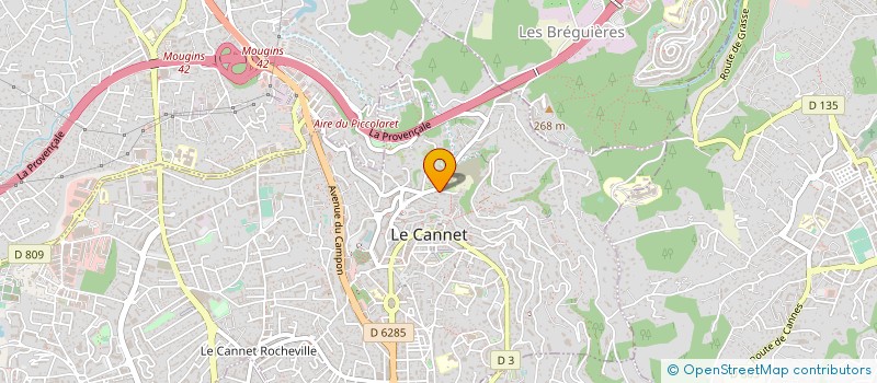 localisation de l'entreprise SOC JABERTY à LE CANNET