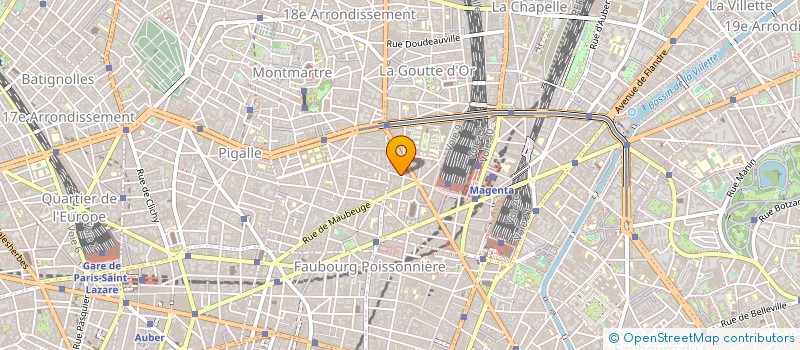 localisation de l'entreprise SOC JACKFLUOR FAB LUMINAIRES à PARIS