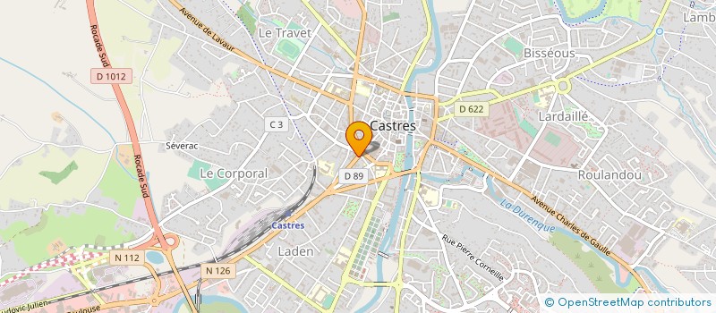 localisation de l'entreprise SOC JACQUES ESCLASSAN à CASTRES