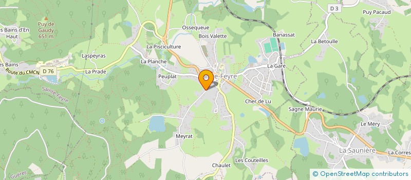 localisation de l'entreprise SOC JAUGEARD à SAINTE-FEYRE
