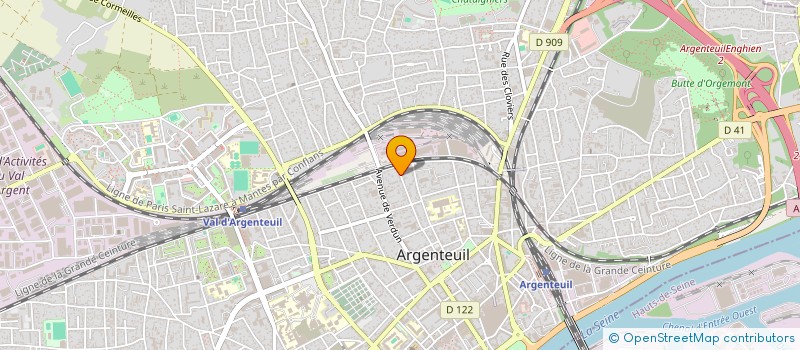 localisation de l'entreprise SOC JEAN B ET G LELIEVRE  ARGENTEUIL