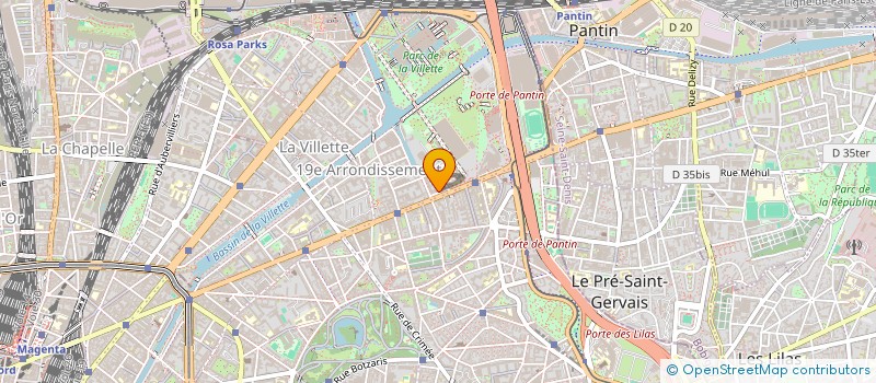 localisation de l'entreprise SOC JEAN-CLAUDE PAULETTE TRIN  PARIS