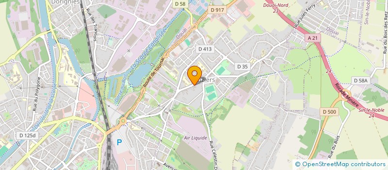 localisation de l'entreprise SOC JEAN DUPUIS à WAZIERS