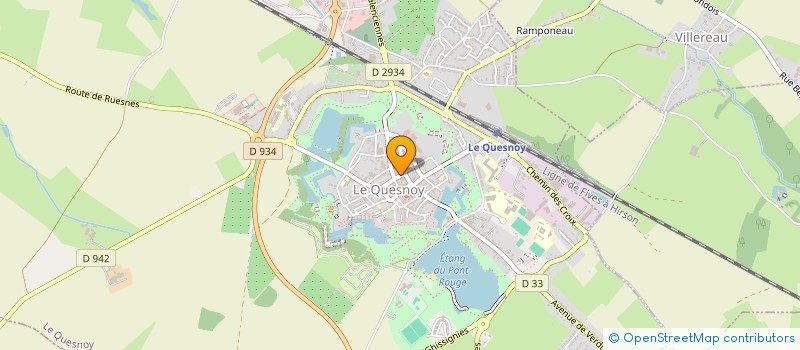 localisation de l'entreprise SOC JEAN EVRARD  LE QUESNOY