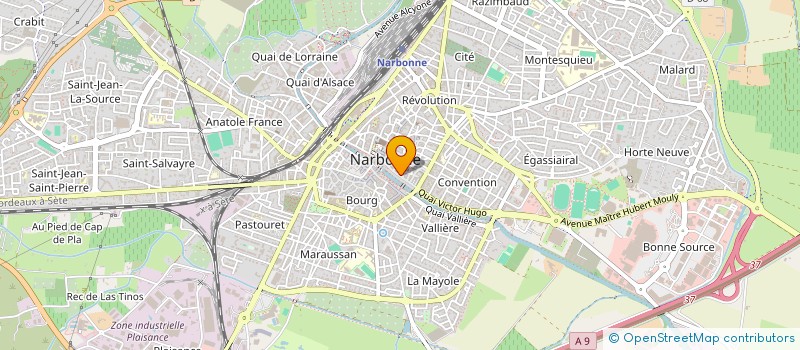 localisation de l'entreprise SOC JEAN MARIE BOT ET FILS à NARBONNE