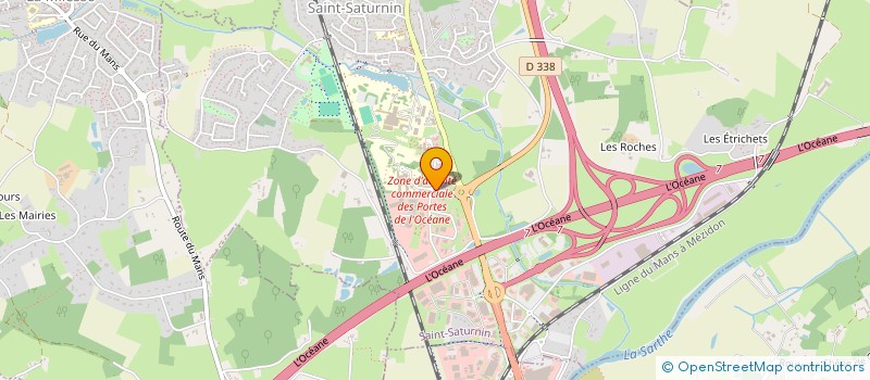 localisation de l'entreprise SOC JEAN MARIE BOULAY  SAINT-SATURNIN