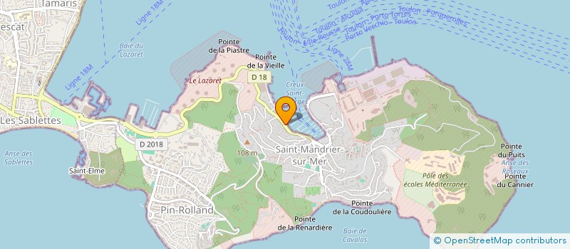 localisation de l'entreprise SOC JEAN PIERRE MONTMAYEUR à SAINT-MANDRIER-SUR-MER