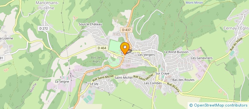 localisation de l'entreprise SOC JEANNERET HUGUENIN à MAICHE