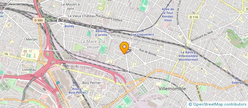 localisation de l'entreprise SOC JEMAIC à VILLEMOMBLE
