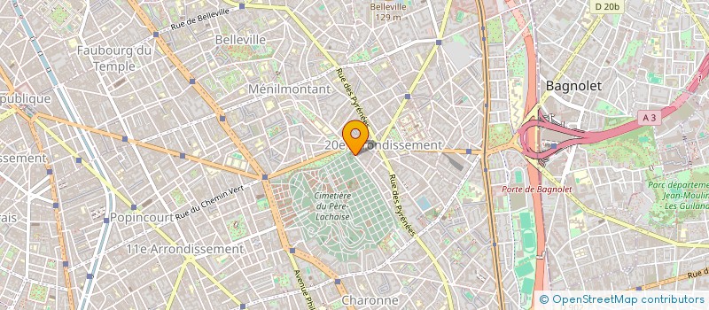 localisation de l'entreprise SOC JERO à PARIS