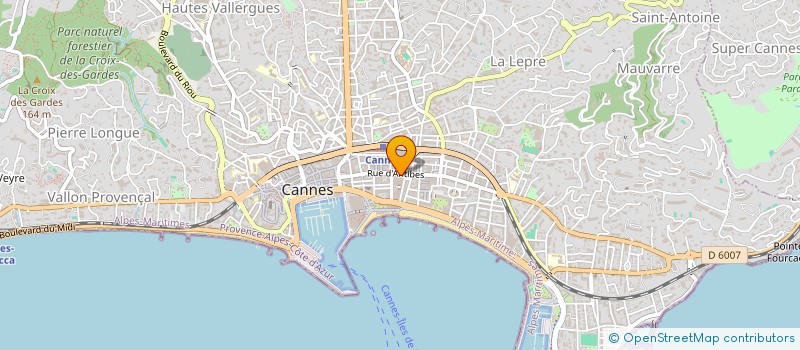 localisation de l'entreprise SOC JET à CANNES