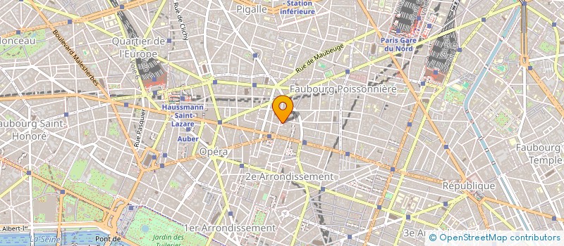 localisation de l'entreprise SOC JOAILLERIE ORFEVRERIE E CURIEL  PARIS