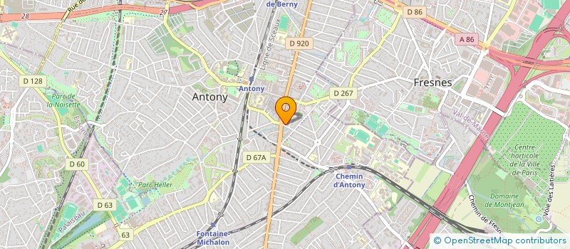 localisation de l'entreprise SOC JUDICIAIRE JURIDIQUE FISCALE ILE FRANCE 2JF à ANTONY