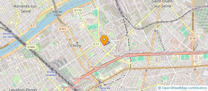 localisation de l'entreprise SOC KER JACQUES à CLICHY