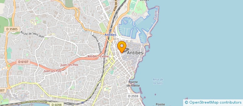 localisation de l'entreprise SOC KRISLOR à ANTIBES