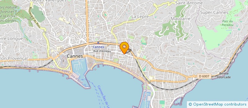 localisation de l'entreprise SOC L ART MINERAL à CANNES