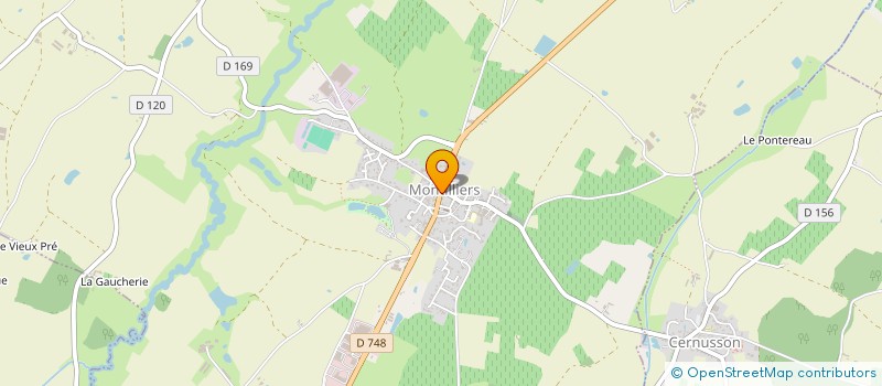 localisation de l'entreprise SOC L ESPERANCE CERCLE BUVETTE  MONTILLIERS