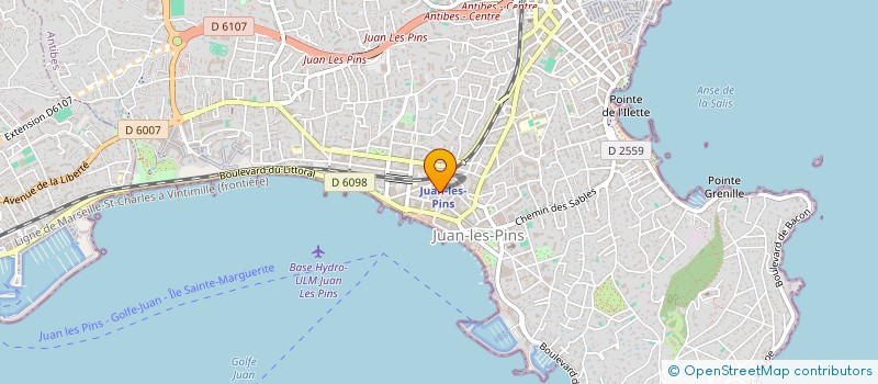 localisation de l'entreprise SOC L IMMOBILIERE JUANAISE à ANTIBES