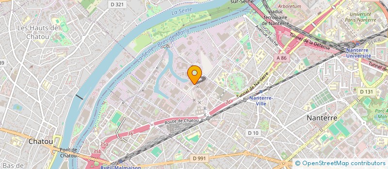 localisation de l'entreprise SOC L R B ROULIER à NANTERRE