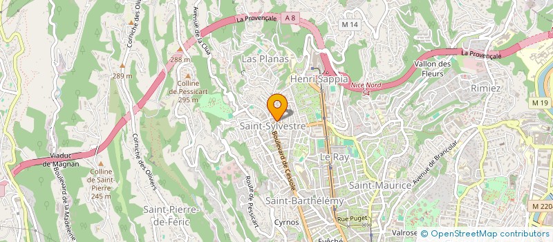 localisation de l'entreprise SOC LA BANVILLIERE à NICE