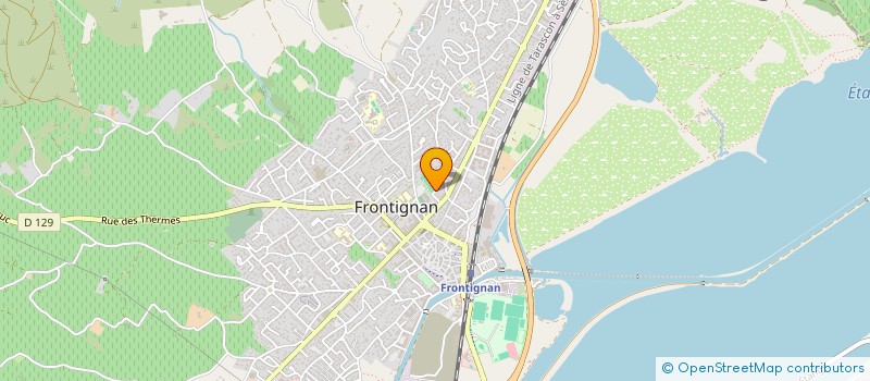 localisation de l'entreprise SOC LA BOULE AMICALE à FRONTIGNAN