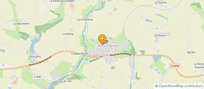 localisation de l'entreprise SOC LA BOULE RONDE  SAINT-MAURICE-DES-NOUES