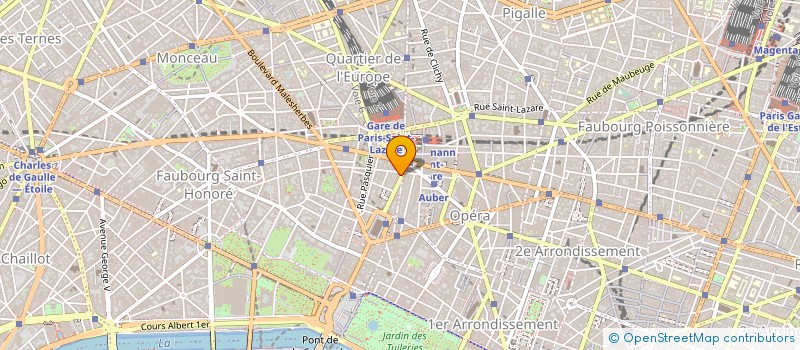 localisation de l'entreprise SOC LA BOUQUETIERE FLEURISTE98 à PARIS