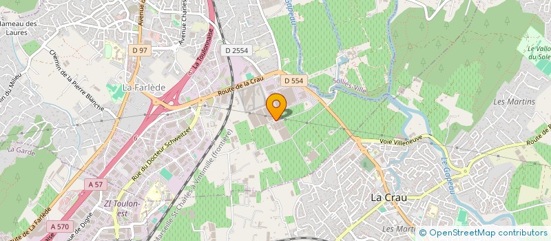 localisation de l'entreprise SOC LA CASTILLETTE  LA FARLEDE