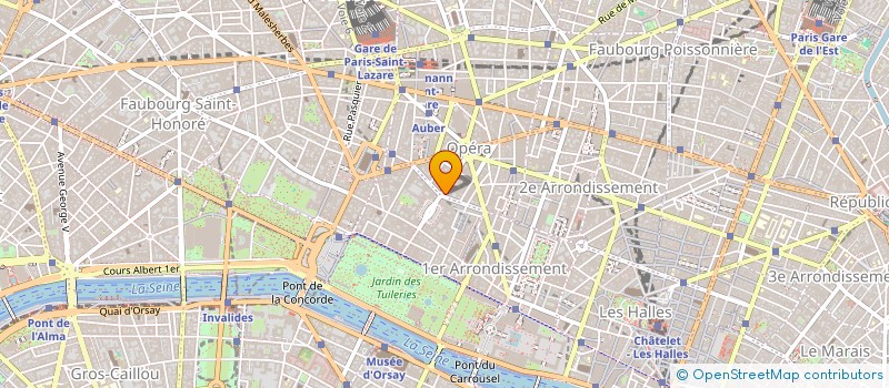 localisation de l'entreprise SOC LA COLOMBE CAFE  PARIS