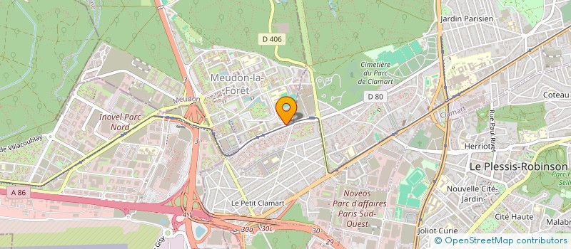 localisation de l'entreprise SOC LA DAME ROSE à MEUDON