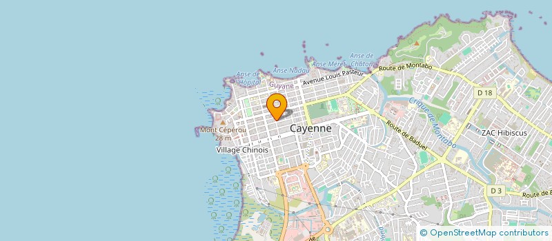 localisation de l'entreprise SOC LA LIGNE MARINE à CAYENNE