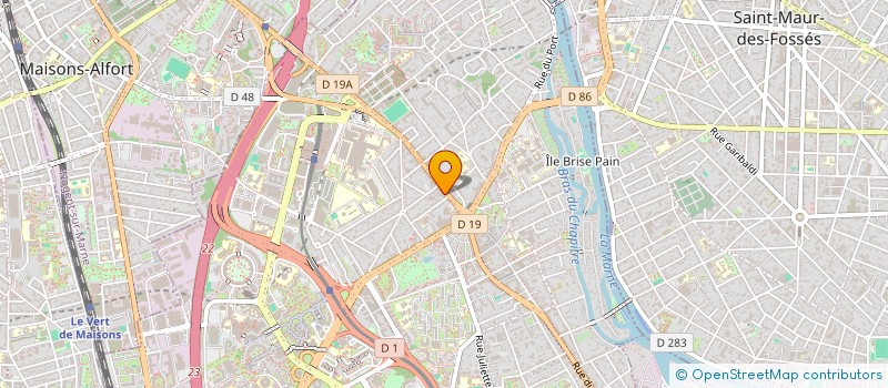 localisation de l'entreprise SOC LA MILANAISE  CRETEIL