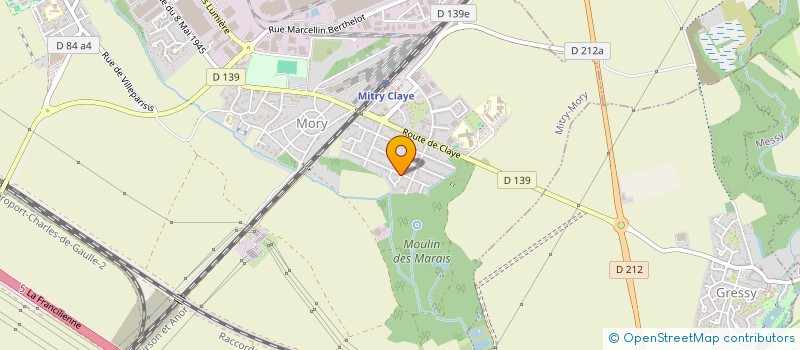 localisation de l'entreprise SOC LA MITRYEENNE  MITRY-MORY