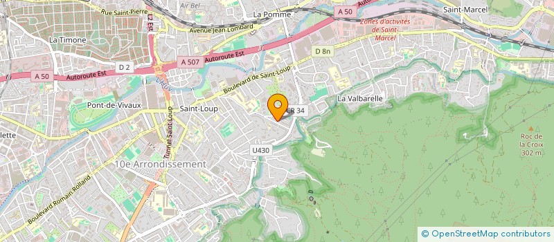localisation de l'entreprise SOC LA PANETIERE DE SAINT THYS à MARSEILLE