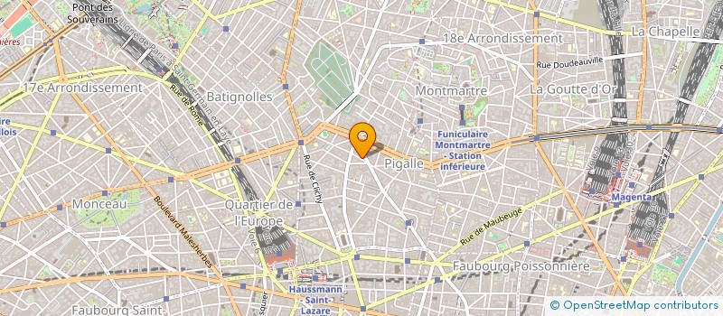 localisation de l'entreprise SOC LA POMPADOUR à PARIS