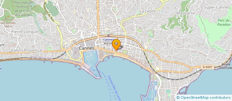 localisation de l'entreprise SOC LA PRIVILEGIATURE à CANNES