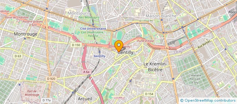 localisation de l'entreprise SOC LA RIVERAINE  GENTILLY