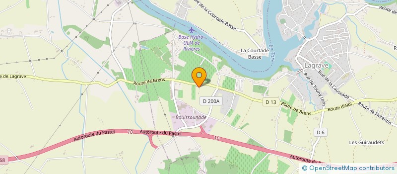 localisation de l'entreprise SOC LAGRAVOISE DE TERRASSEMENT à LAGRAVE