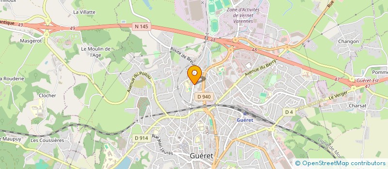 localisation de l'entreprise SOC LAITIERE DE THEIX à GUERET
