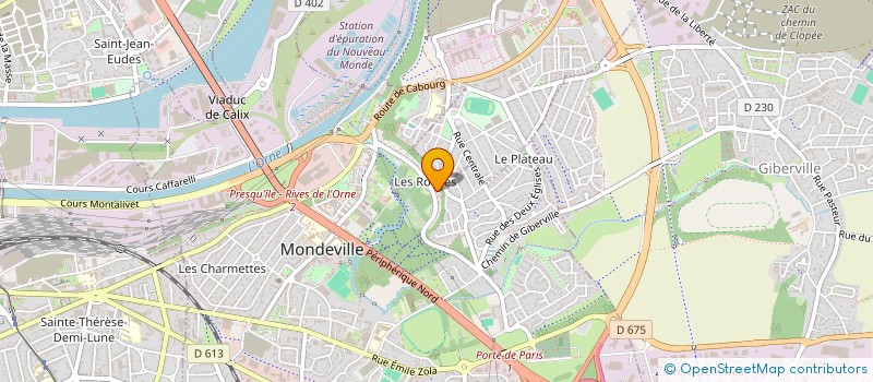 localisation de l'entreprise SOC LALAISON MEULEMAN à MONDEVILLE