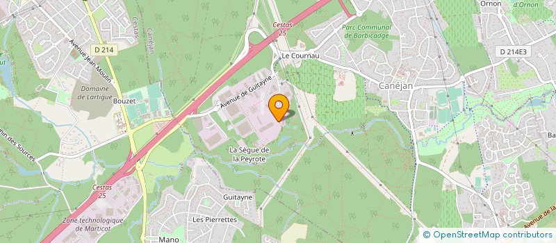 localisation de l'entreprise SOC LAMECOL à CANEJAN