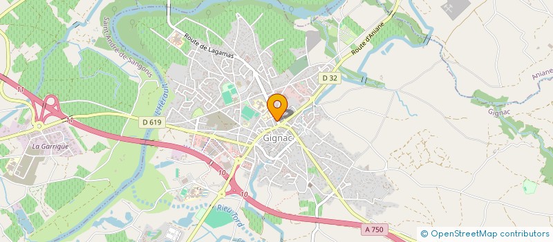 localisation de l'entreprise SOC LANGUEDOC BLANCHIS PRESSING NETASELF à GIGNAC