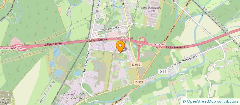 localisation de l'entreprise SOC LANNEMEZANNAISE DU BOIS à LANNEMEZAN