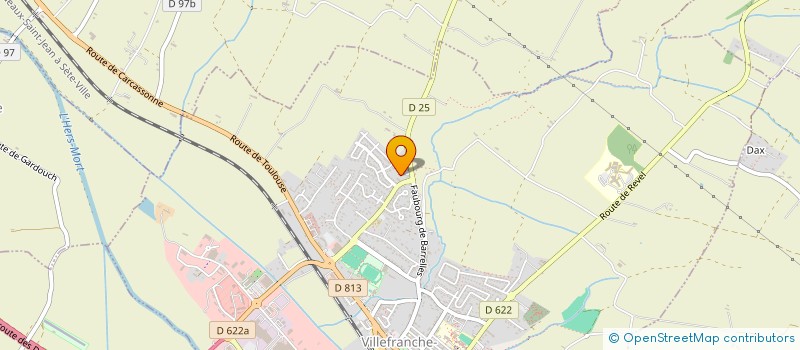 localisation de l'entreprise SOC LAURAGAISE DE PLATRERIE  TREBONS-SUR-LA-GRASSE