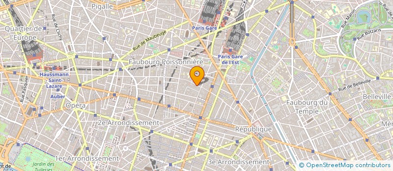 localisation de l'entreprise SOC LAVANE à PARIS